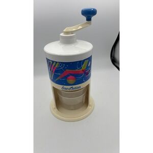 Back to Basics Sno Motion Ice Shaver Unisex OS Blue 90s Retro Snow Cone Maker